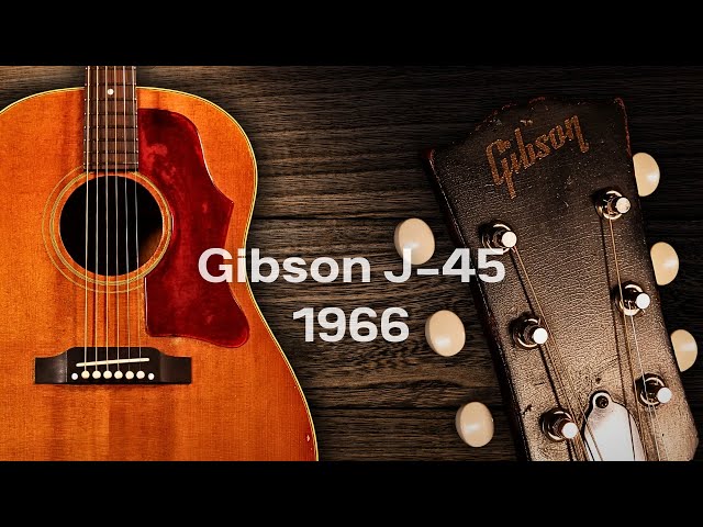 A perfect match for Motohiro Hata! 1966 Vintage Gibson J-45