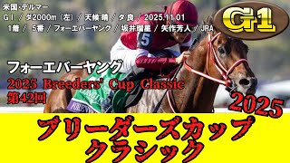 競馬】 ブリーダーズカップ・クラシック （米国） 2025 / フォーエバー