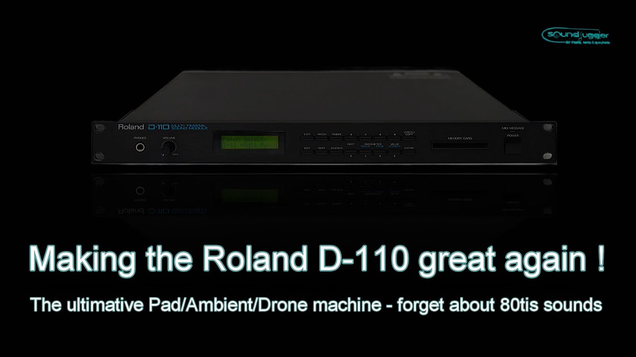 Unlocking the Roland D-110: The 80s in a box! - YouTube