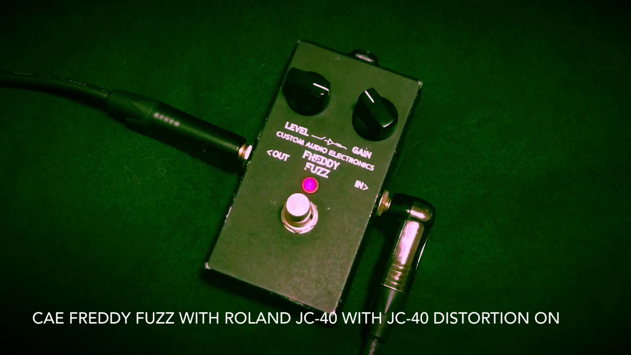 CAE Freddy Fuzz Sound Check 【魔法の箱研究所】 - YouTube