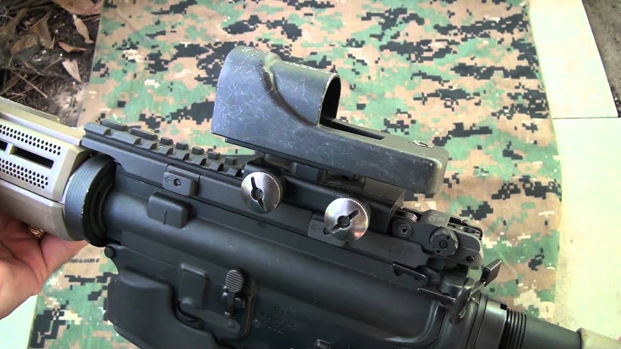 Trijicon Reflex 1x24 CQB Tactical Rifle Sight - YouTube