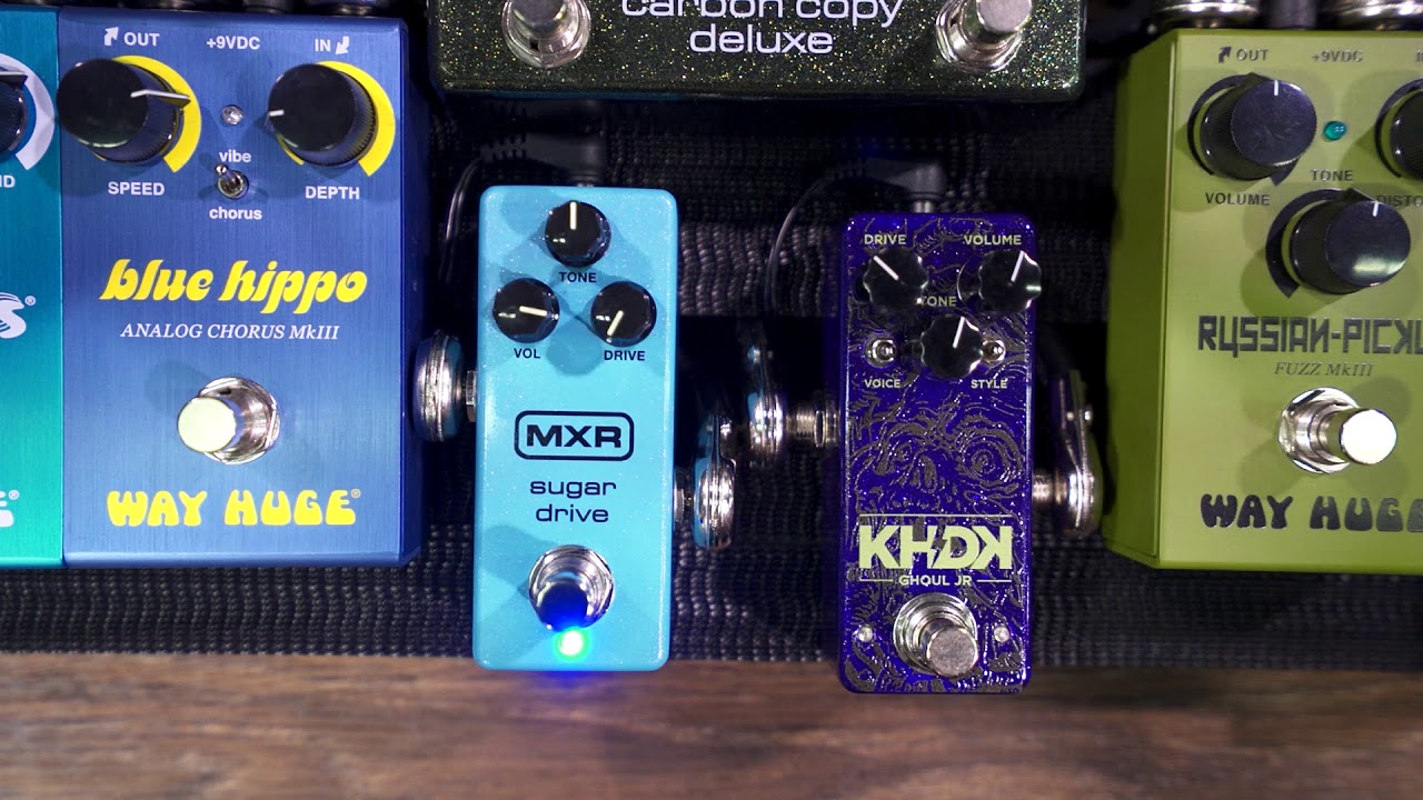 MXR Sugar Drive (NAMM 2018 Pedal Demo Marathon) - YouTube