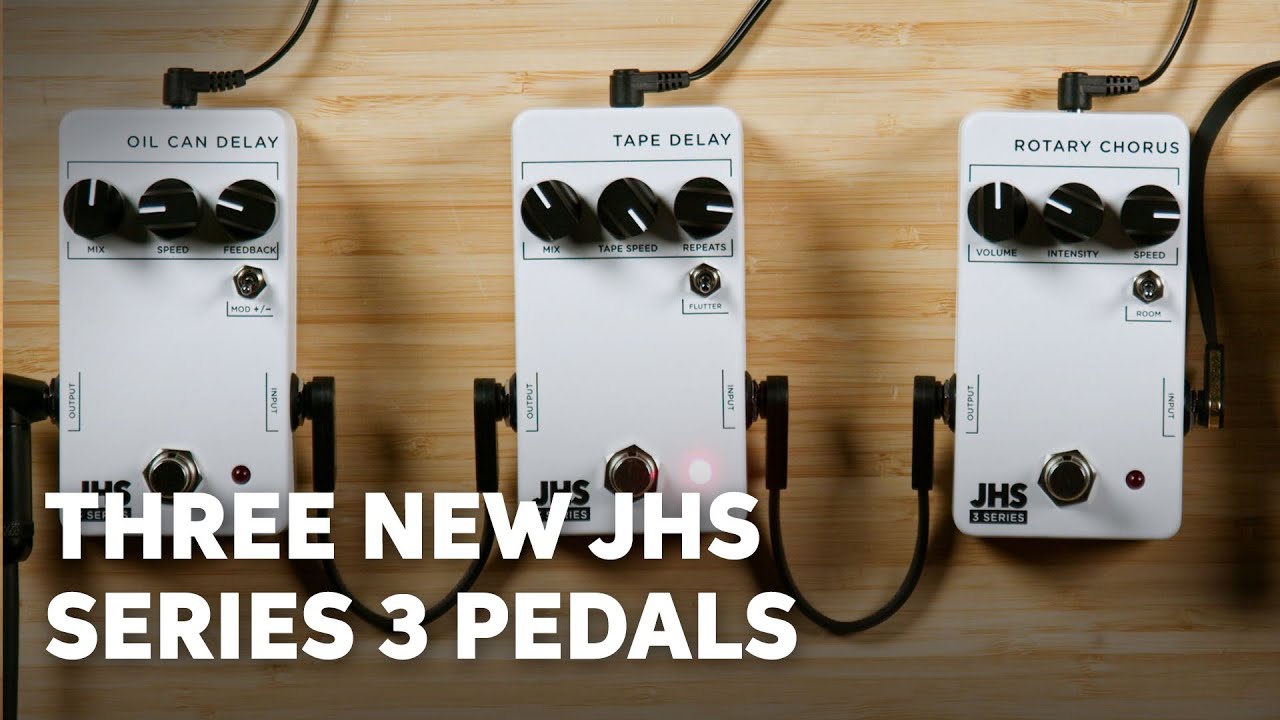 JHS Pedals 3 Series TAPE DELAY - 往年の名機​テープエコーをシンプル