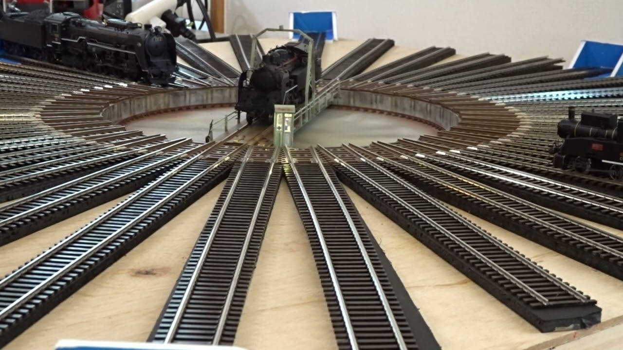 HO（16番）の転車台の製作（21） 転車台の試運転｜鉄道模型製造所