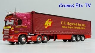 Corgi Scania R620 Curtainside 'C J Haynes & Son' by Cranes Etc TV