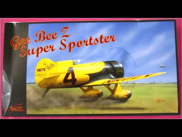 How to Build the Gee Bee Z 1:32 Scale Wms Brothers Model Kit