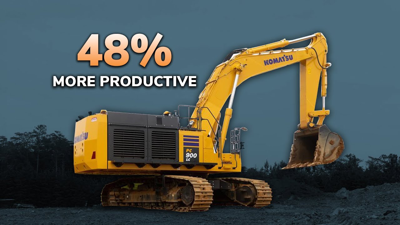 Closer Look: Komatsu's Mass Earthmoving Excavator, the PC900LC-11