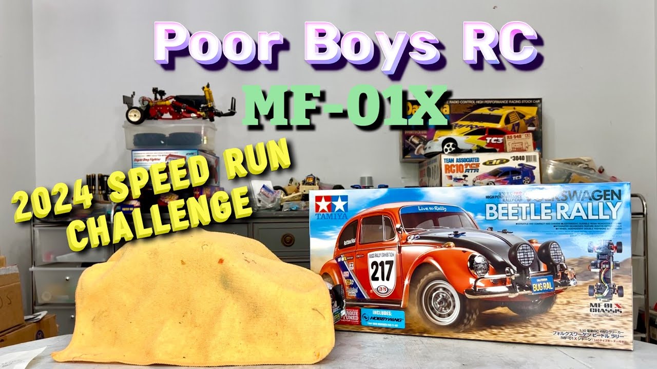 Tamiya Volkswagen Beetle MF-01X Poor Boys RC Speed Run Challenge