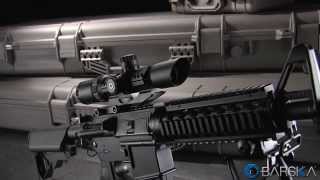 Barska SWAT-AR 1-4x28mm Tactical Rifle Scope AC11872 - YouTube
