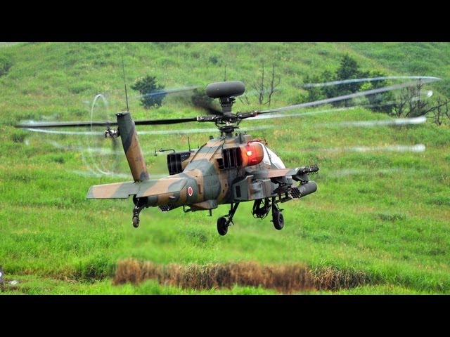 空飛ぶ重戦車】 陸上自衛隊 AH-64D アパッチ・ロングボウ 30mm機関砲