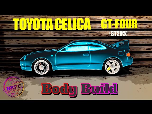Tamiya Toyota Celica GT-Four ( ST205 ) Body build - YouTube