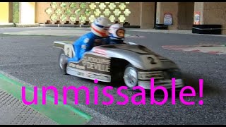 Tamiya vintage rc Sidecar 1/8 first run after a lot of decades