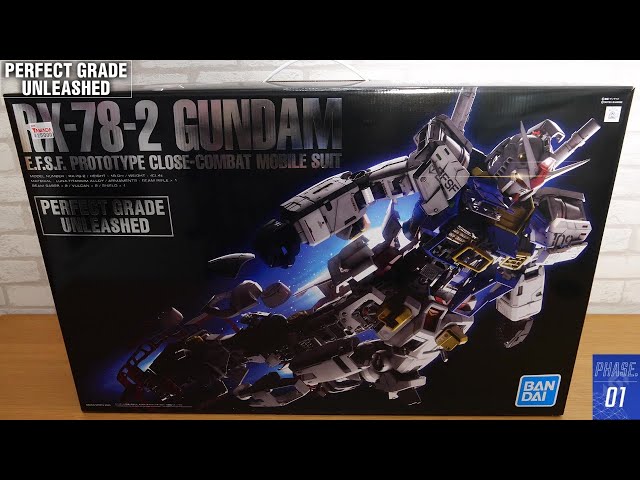 ガンプラ】PG UNLEASHED 1/60 RX-78-2 ガンダム PHASE1 組み立て配信