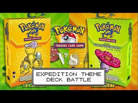 Pokémon Cards - Echo & Electric Garden Expedition Base Set Theme
