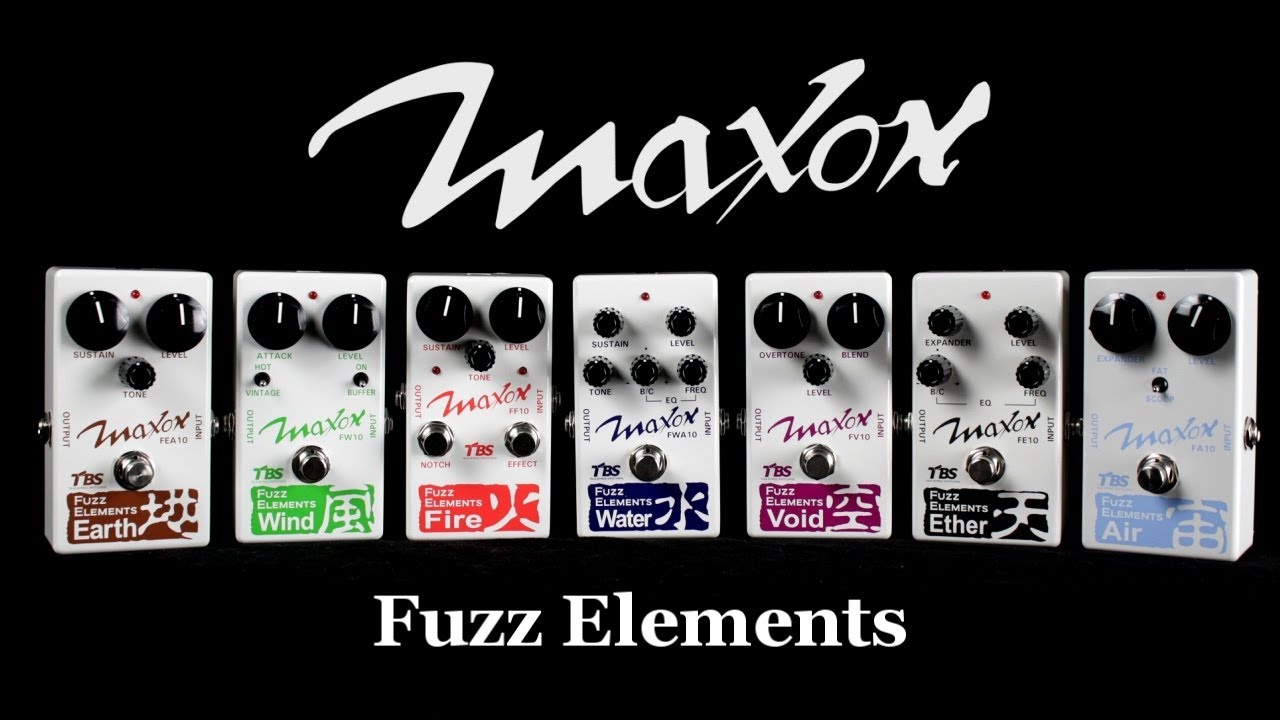 Maxon Fuzz Element Water FWA10 - パラメトリック・イコライザ機能を