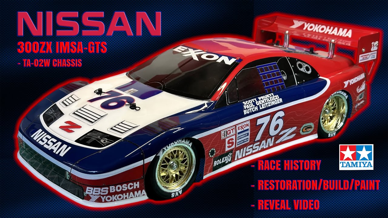 Tamiya Nissan 300ZX IMSA-GTS - Resto/Build - YouTube