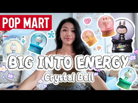 Unboxing the FULL Popmart Big Into Energy Crystal Ball Labubu Set