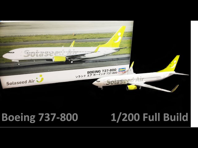 Boeing 737-800 1/200 Hasegawa - Full Build - YouTube