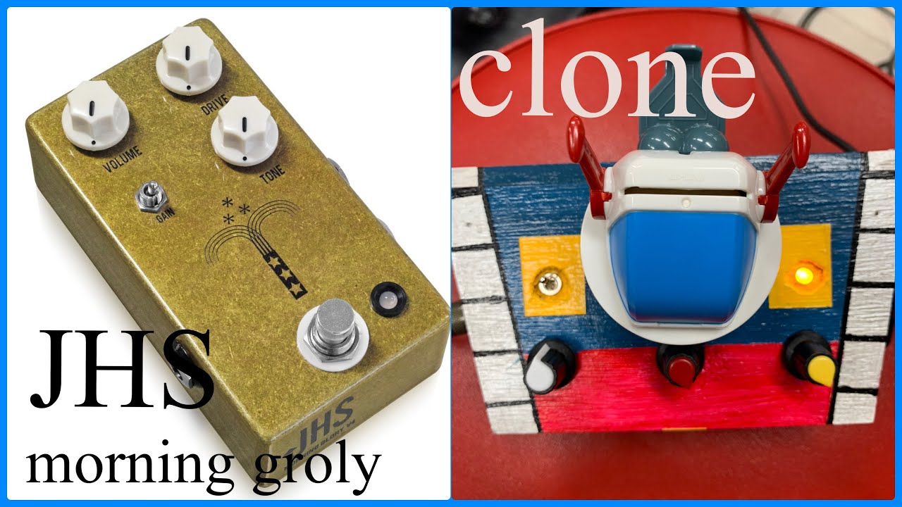 JHS morning glory clone pedal - YouTube