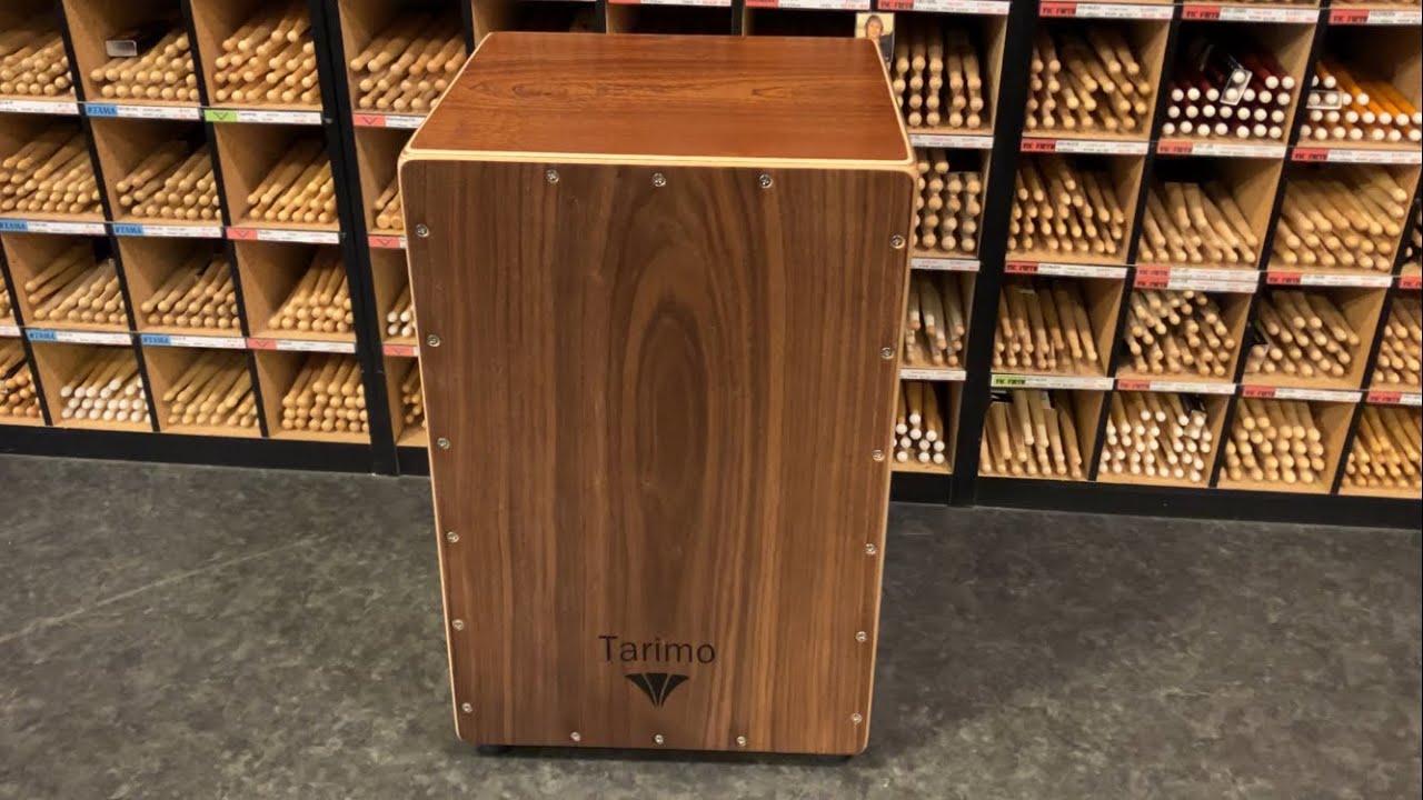Tarimo Cajon B32-310 / MADE IN JAPAN カホン - YouTube