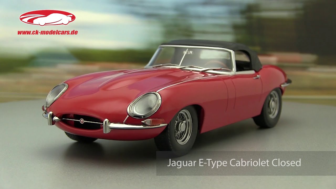 Classic car from England: New Jaguar E-Type in 1:18