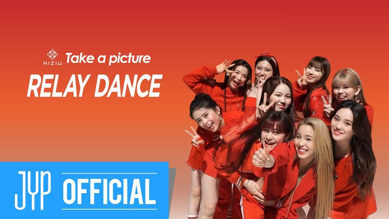 NiziU 2nd Single『Take a picture』 relay dance - YouTube