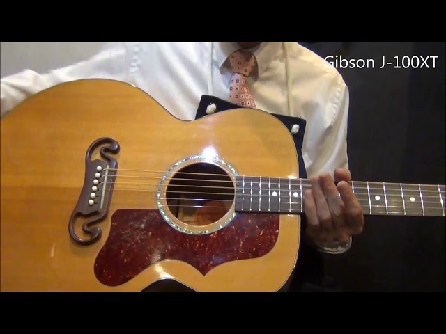 オットリーヤ動画】Gibson J-100XT （2000年製） - YouTube