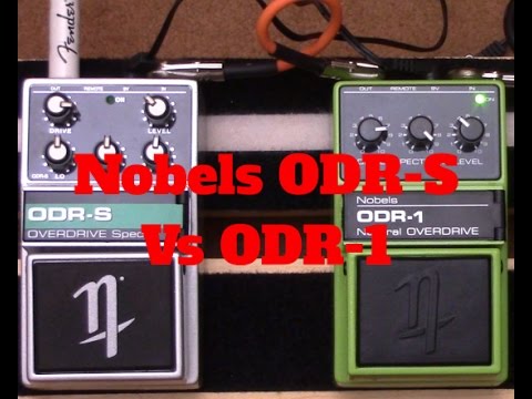 Nobels ODR-1 Vs Nobels ODR-S Overdrive Pedal Comparison - YouTube