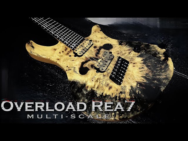 Multiscale 7 String - Modern Metal - Overload Guitars Rea7 - YouTube