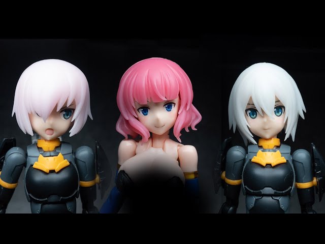 MUSCUTO 新作 汎用ヘアパーツレビュー2 #メガミデバイス #30MS - YouTube
