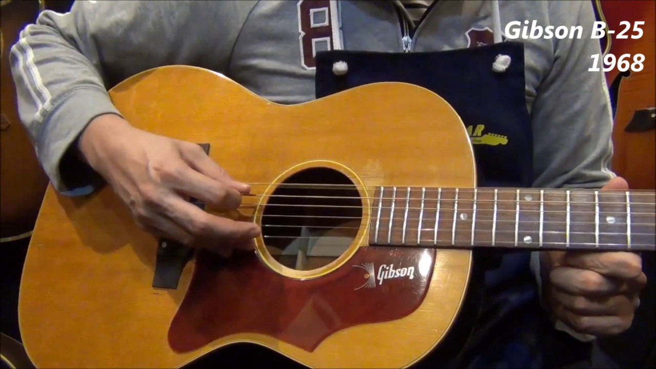 Gibson B-25 1968年製【オットリーヤ動画】 - YouTube
