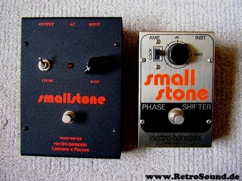 Electro Harmonix Small Stone phaser battle - US vs. Sovtec - YouTube