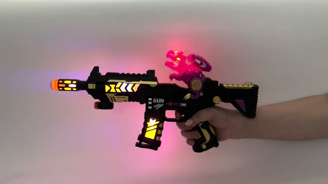 N6277 フラッシュサウンドザウルスマシンガン - YouTube