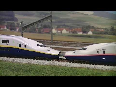 KATO E4系新幹線 MAX 16両「MAXとき」＋イエロー - YouTube