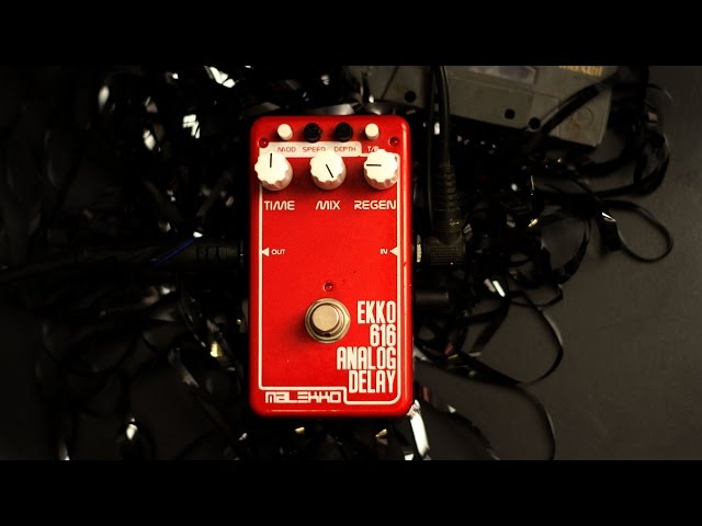 Malekko Ekko 616 Analog Delay Pedal - Demo - YouTube