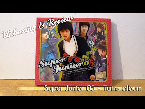 Super Junior 05 - Twins CD Unboxing & Review - YouTube