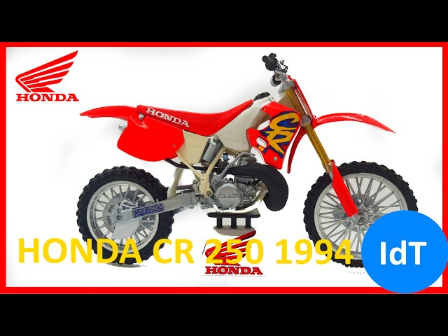 Honda CR 250 1994 build (3d printed 1:12 model) - YouTube
