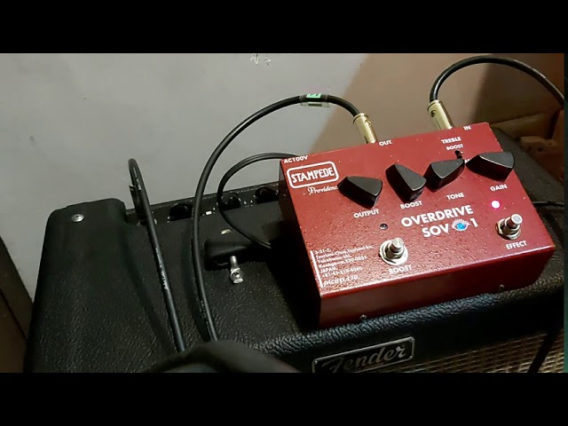 Providence Stampede Overdrive SOV-1, Dumble Amp Overdrive - YouTube