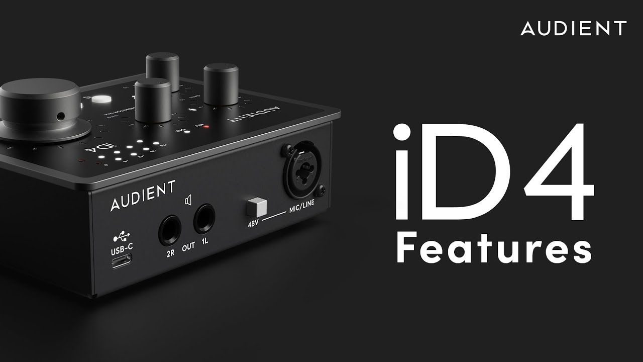 iD4 - 2in / 2out Audio Interface - Your recordings made better
