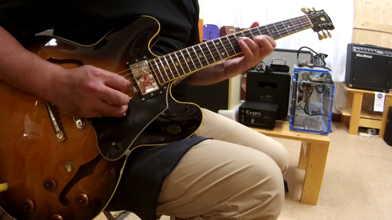 History 335タイプセミアコ GH-SA Clean - YouTube