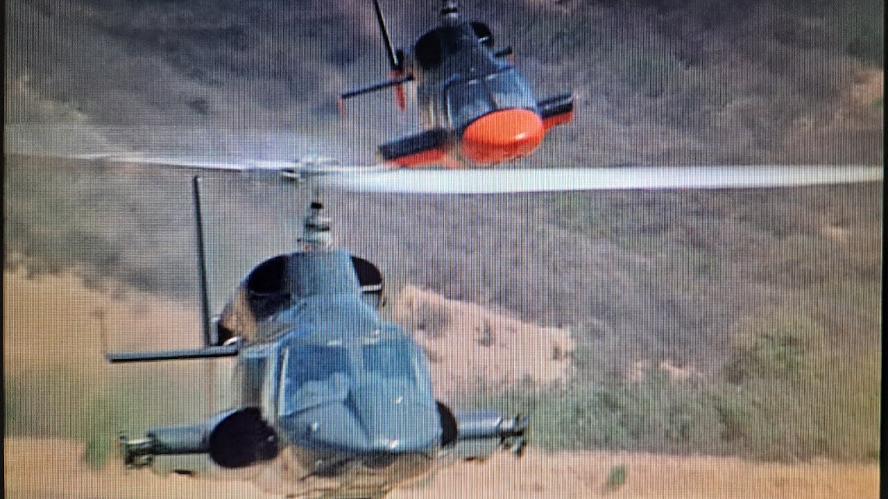 R/C Scale Heli Airwolf and RedWolf Short video エアーウルフ レッド