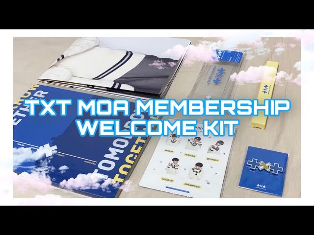 TXT】 MOA MEMBERSHIP WELCOME KIT！開封！ファンクラブキット！ - YouTube