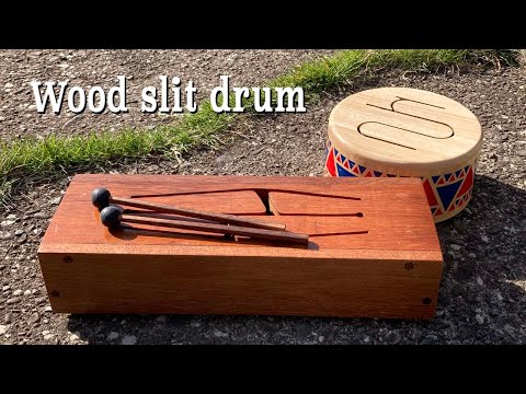 ウッドスリットドラム】wood slit drum - YouTube