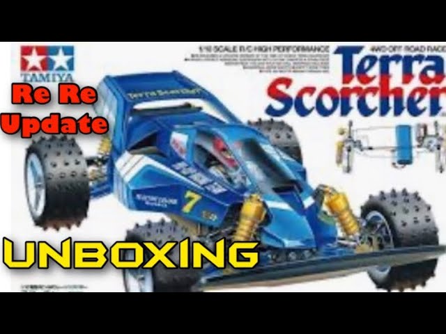 Vintage Unboxing Tamiya Terra Scorcher 1/10 Rc 4wd Off Road Racer