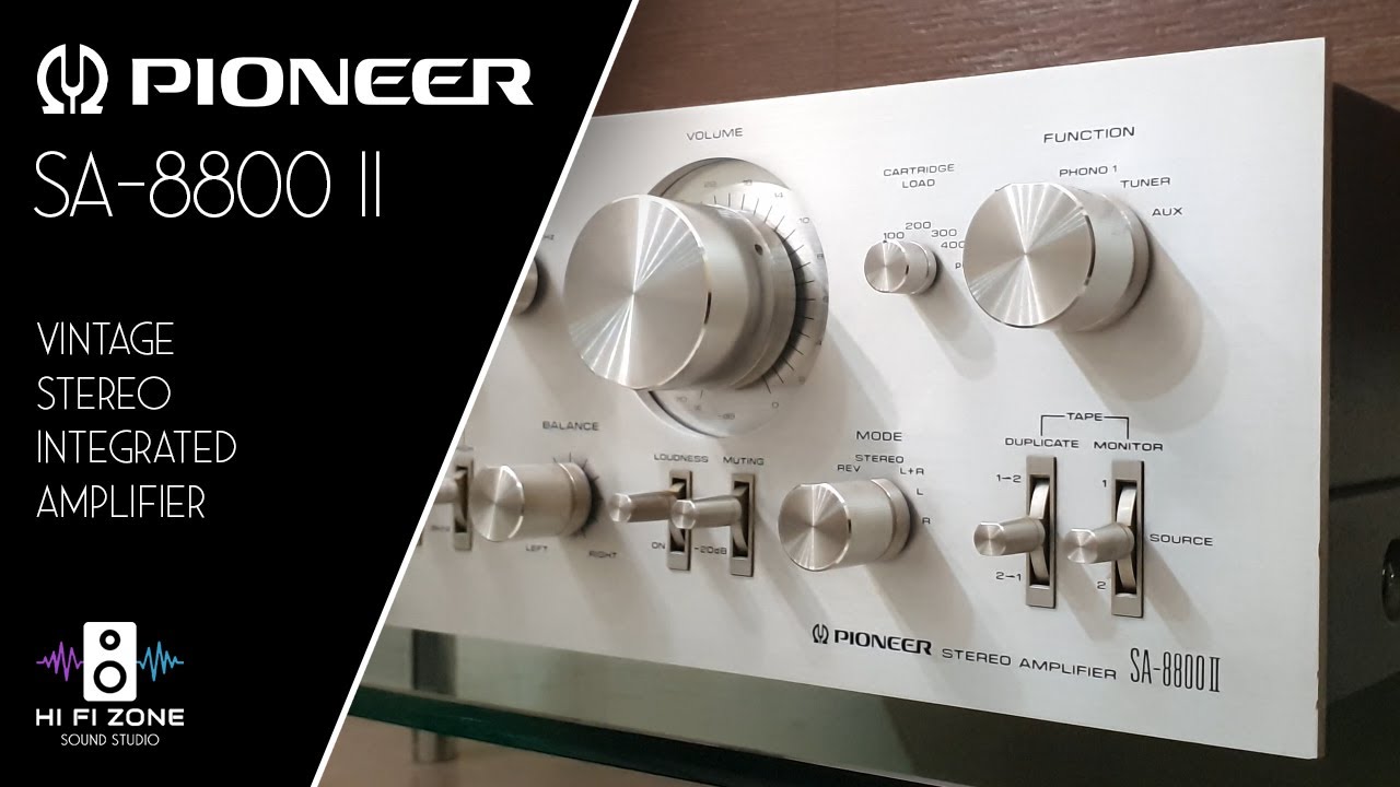 Pioneer SA-8800 Mk II (1976) Vintage Amplifier | Hi Fi Zone Sound