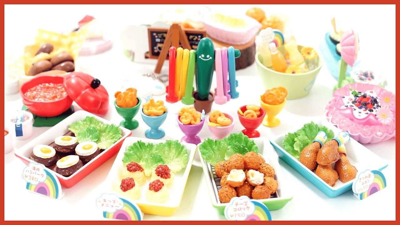 Re-ment Rainbow DELI / ぷちサンプル 虹色デリカ - YouTube