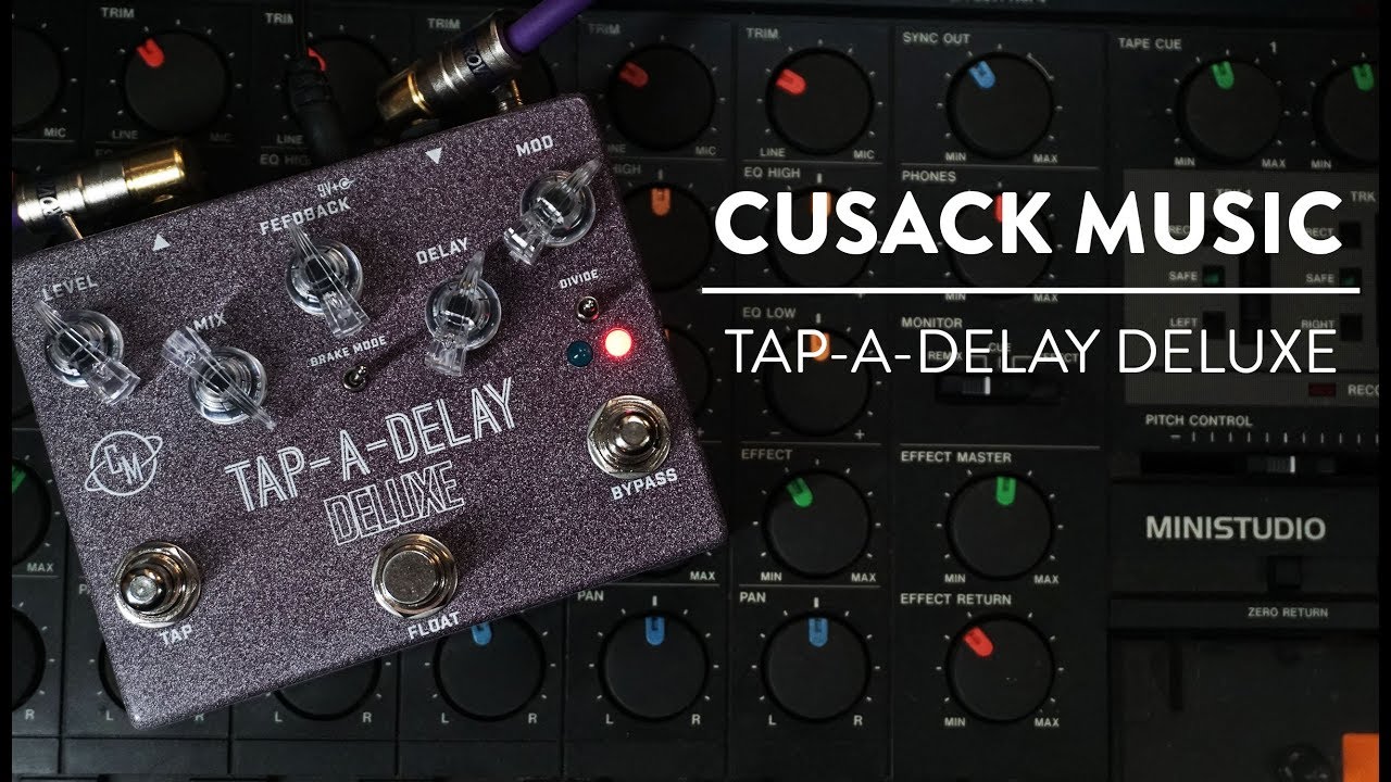 Cusack Music Tap-A-Delay Deluxe Demo - YouTube