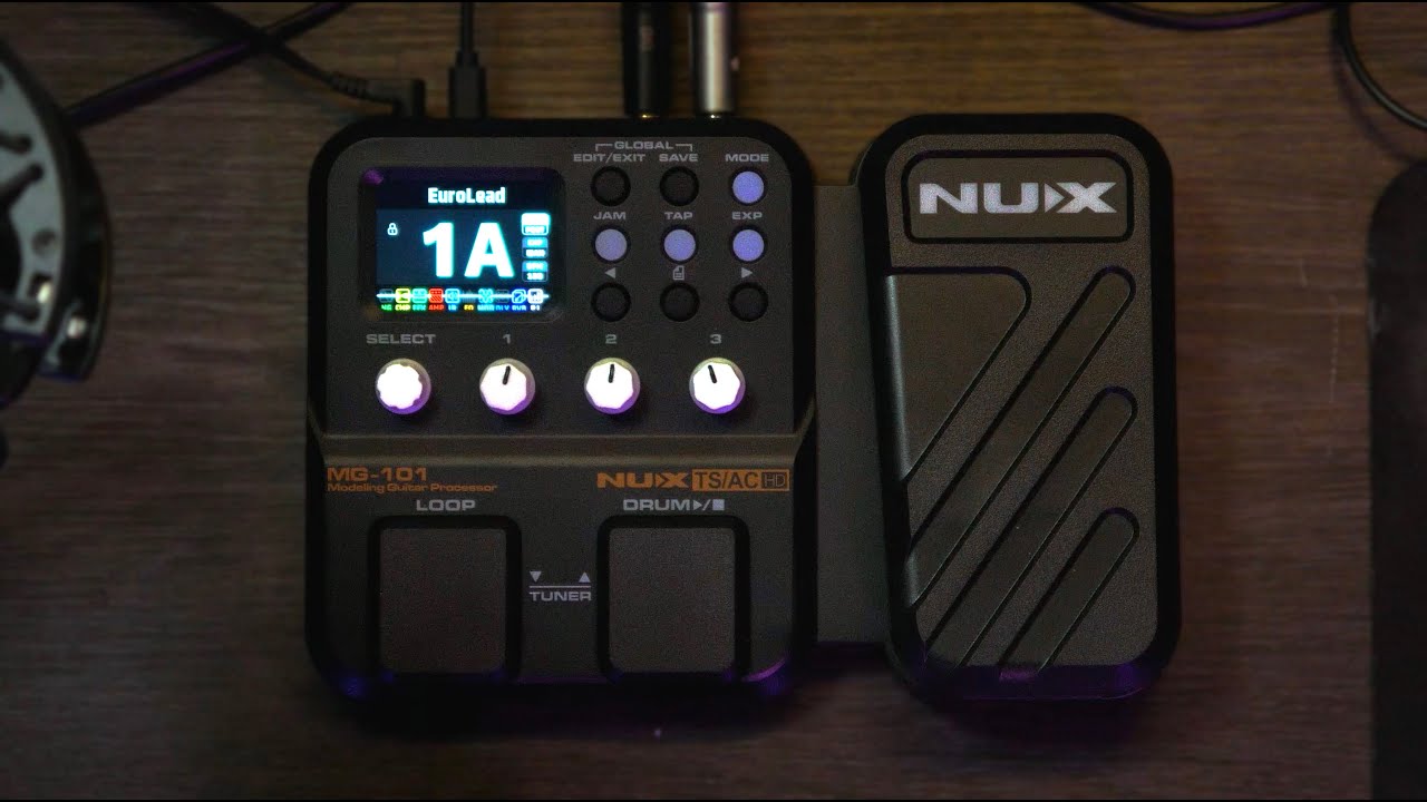 Is NUX MG-101 A Great Choice For Beginner Guitarist? - YouTube