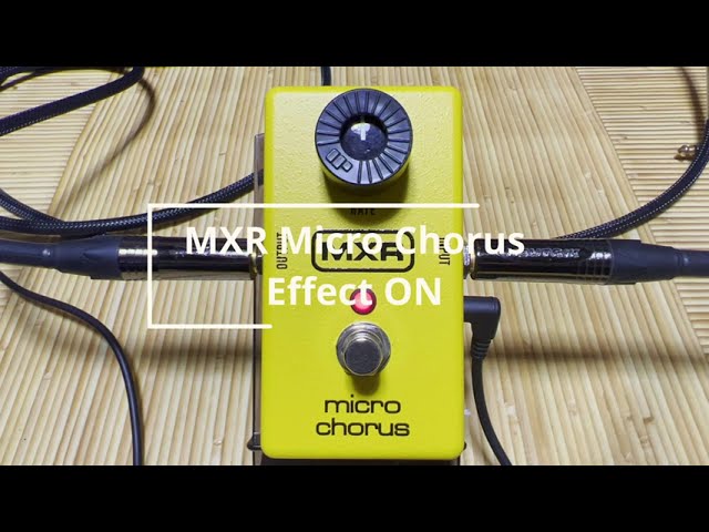 MXR Micro Chorus - DEMO - YouTube