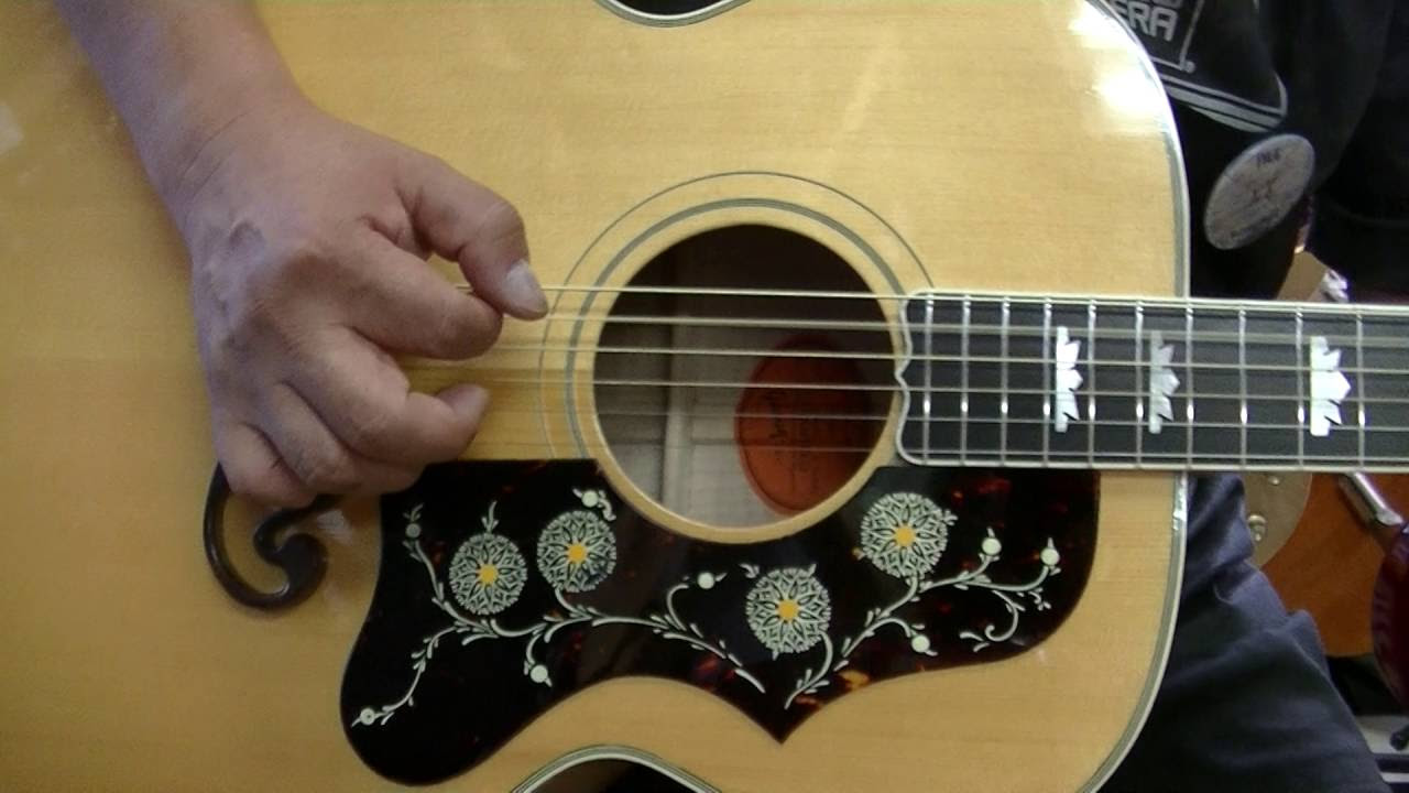 98年製 Gibson Jー200 超美品！ - YouTube